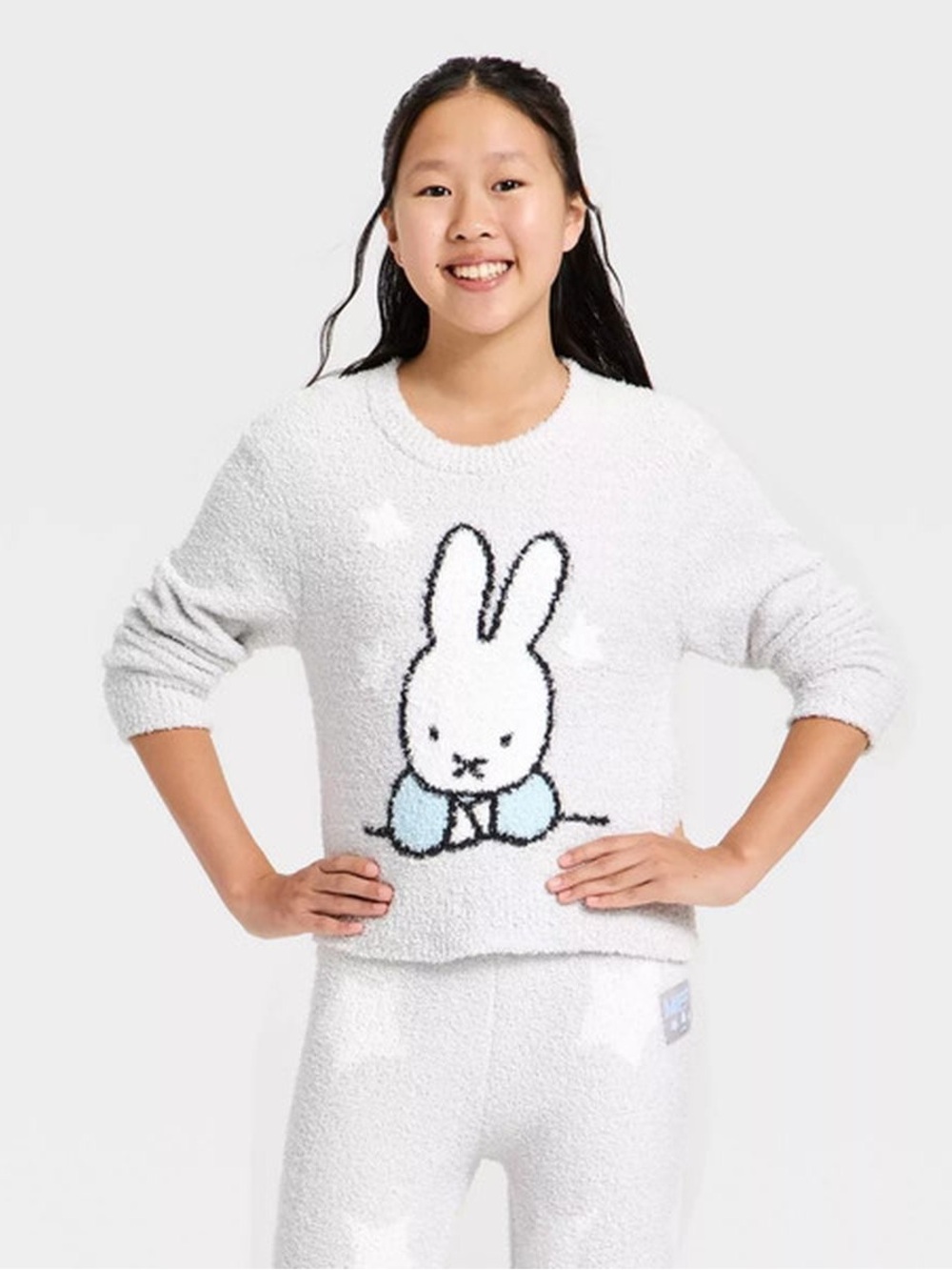 Miffy Cozy Collection Boucle Long Sleeve Sweater Size Small 6/7